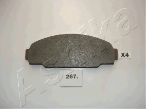 50-02-267 ASHIKA Комплект тормозных колодок, дисковый тормоз (фото 2)