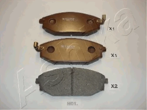 50-H0-001 ASHIKA Комплект тормозных колодок, дисковый тормоз (фото 2)