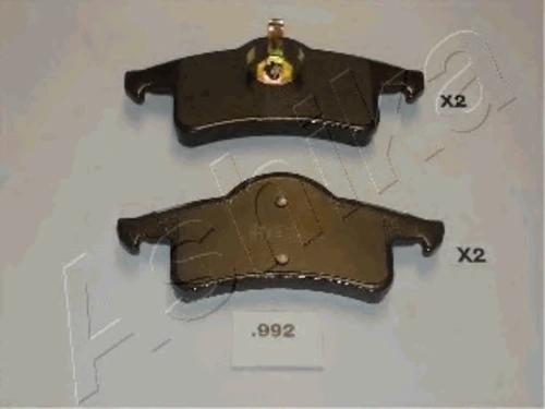 51-09-992 ASHIKA Комплект тормозных колодок, дисковый тормоз (фото 2)