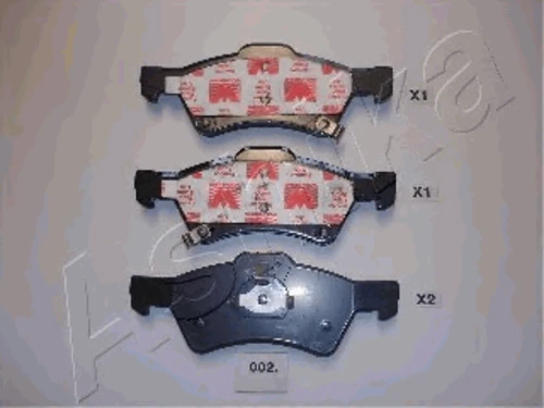 50-00-002 ASHIKA Комплект тормозных колодок, дисковый тормоз (фото 2)