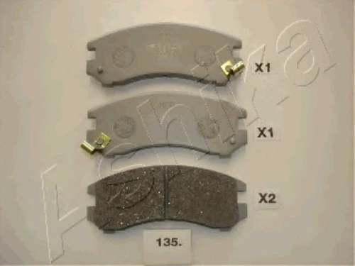50-01-135 ASHIKA Комплект тормозных колодок, дисковый тормоз (фото 2)