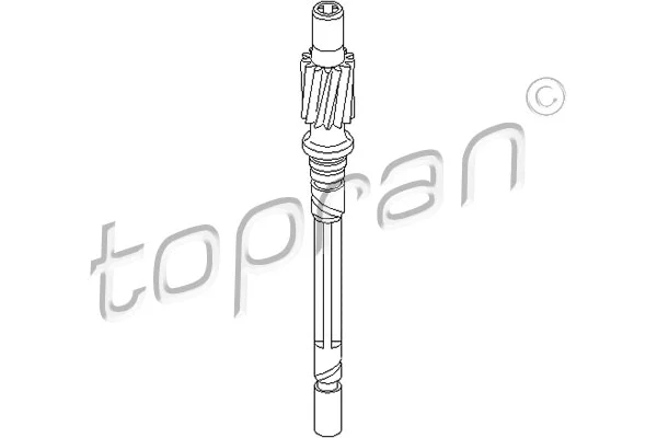 107 397 TOPRAN Тросик спидометра (фото 1)