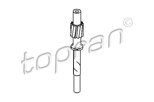 107 398 TOPRAN Тросик спидометра (фото 1)