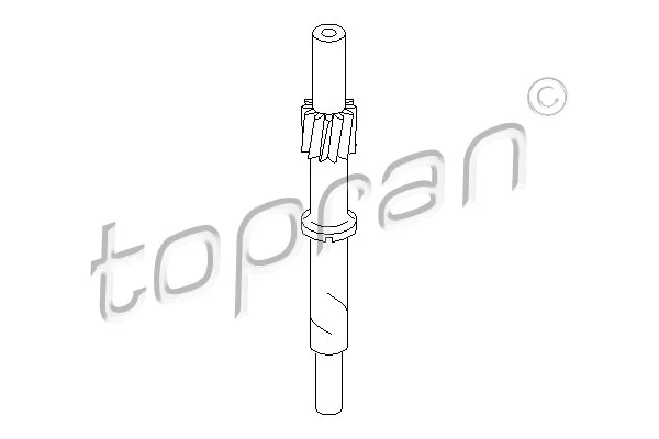 107 401 TOPRAN Тросик спидометра (фото 1)