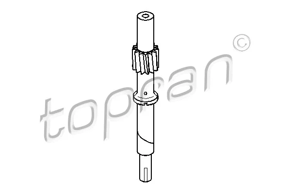 107 402 TOPRAN Тросик спидометра (фото 1)