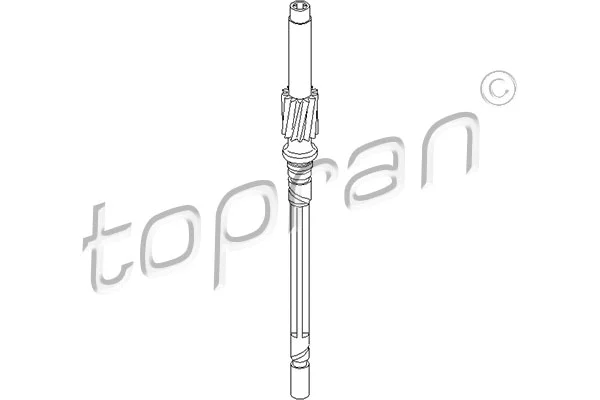 107 535 TOPRAN Тросик спидометра (фото 1)