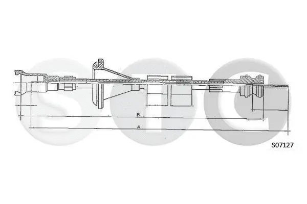 T481240 STC Тросик спидометра (фото 1)