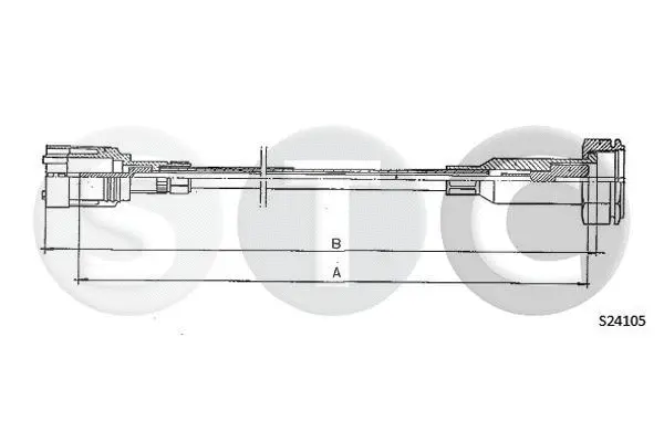 T482980 STC Тросик спидометра (фото 1)