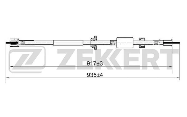 BZ-1009 ZEKKERT Тросик спидометра (фото 1)