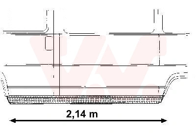 1745109 VAN WEZEL Боковина (фото 1)