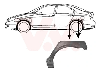 3352147 VAN WEZEL Боковина (фото 1)