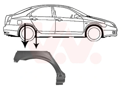 3352148 VAN WEZEL Боковина (фото 1)