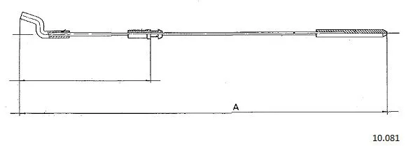 10.081 CABOR Тросик газа (фото 1)