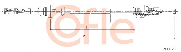 413.23 COFLE Тросик газа (фото 1)
