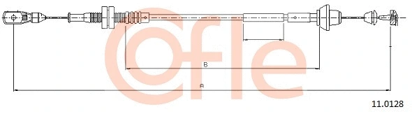 92.11.0128 COFLE Тросик газа (фото 1)