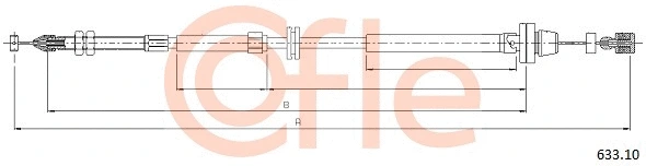 92.633.10 COFLE Тросик газа (фото 1)