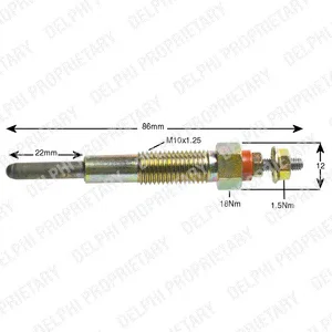HDS394 DELPHI Свеча накала (фото 1)