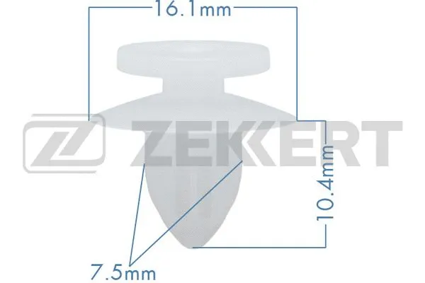 BE-3436 ZEKKERT Зажим, молдинг / защитная накладка (фото 1)