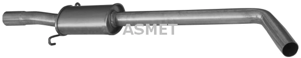 10.049 ASMET Средний глушитель выхлопных газов (фото 2)