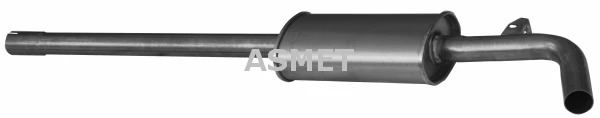 10.102 ASMET Средний глушитель выхлопных газов (фото 2)