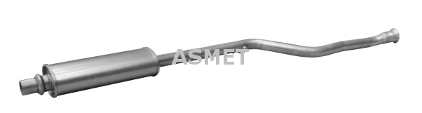 09.026 ASMET Средний глушитель выхлопных газов (фото 2)