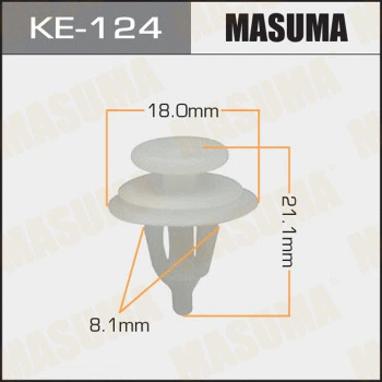 KE-124 MASUMA Зажим, молдинг / защитная накладка (фото 1)