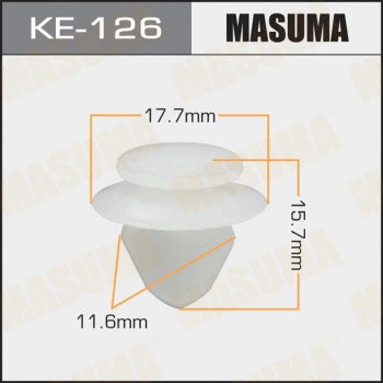 KE-126 MASUMA Зажим, молдинг / защитная накладка (фото 1)