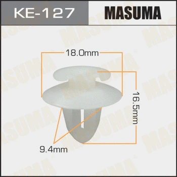 KE-127 MASUMA Зажим, молдинг / защитная накладка (фото 1)