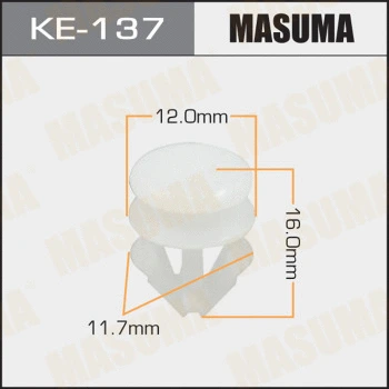 KE-137 MASUMA Зажим, молдинг / защитная накладка (фото 1)