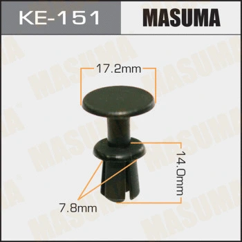 KE-151 MASUMA Зажим, молдинг / защитная накладка (фото 1)