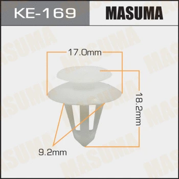 KE-169 MASUMA Зажим, молдинг / защитная накладка (фото 1)