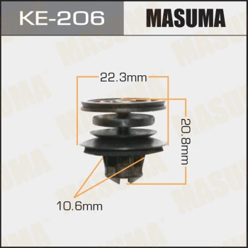 KE-206 MASUMA Зажим, молдинг / защитная накладка (фото 1)