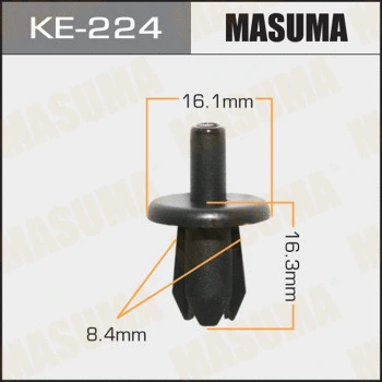 KE-224 MASUMA Зажим, молдинг / защитная накладка (фото 1)