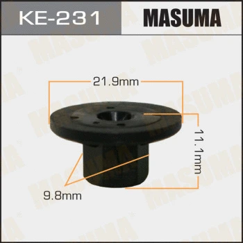 KE-231 MASUMA Зажим, молдинг / защитная накладка (фото 1)