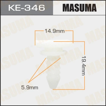 KE-346 MASUMA Зажим, молдинг / защитная накладка (фото 1)