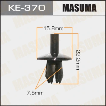 KE-370 MASUMA Зажим, молдинг / защитная накладка (фото 1)