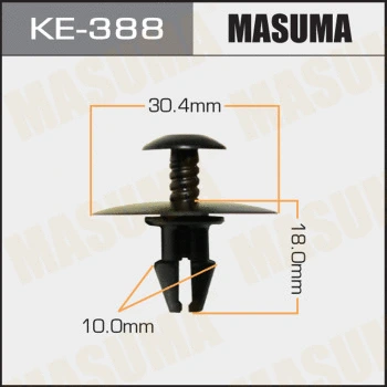KE-388 MASUMA Зажим, молдинг / защитная накладка (фото 1)