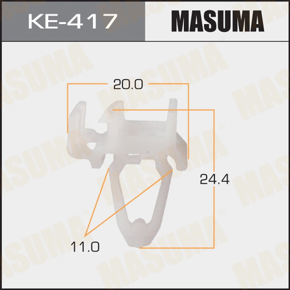 KE-417 MASUMA Зажим, молдинг / защитная накладка (фото 1)