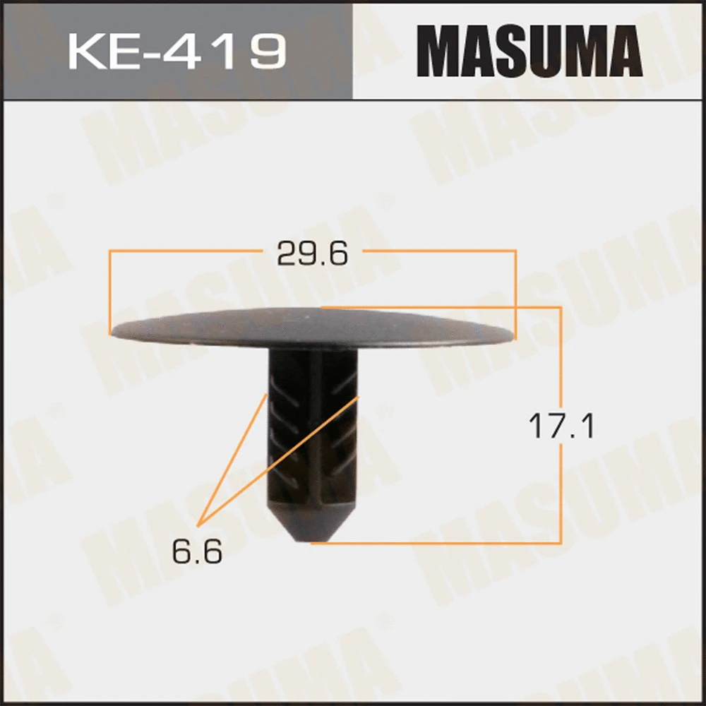 KE-419 MASUMA Зажим, молдинг / защитная накладка (фото 1)