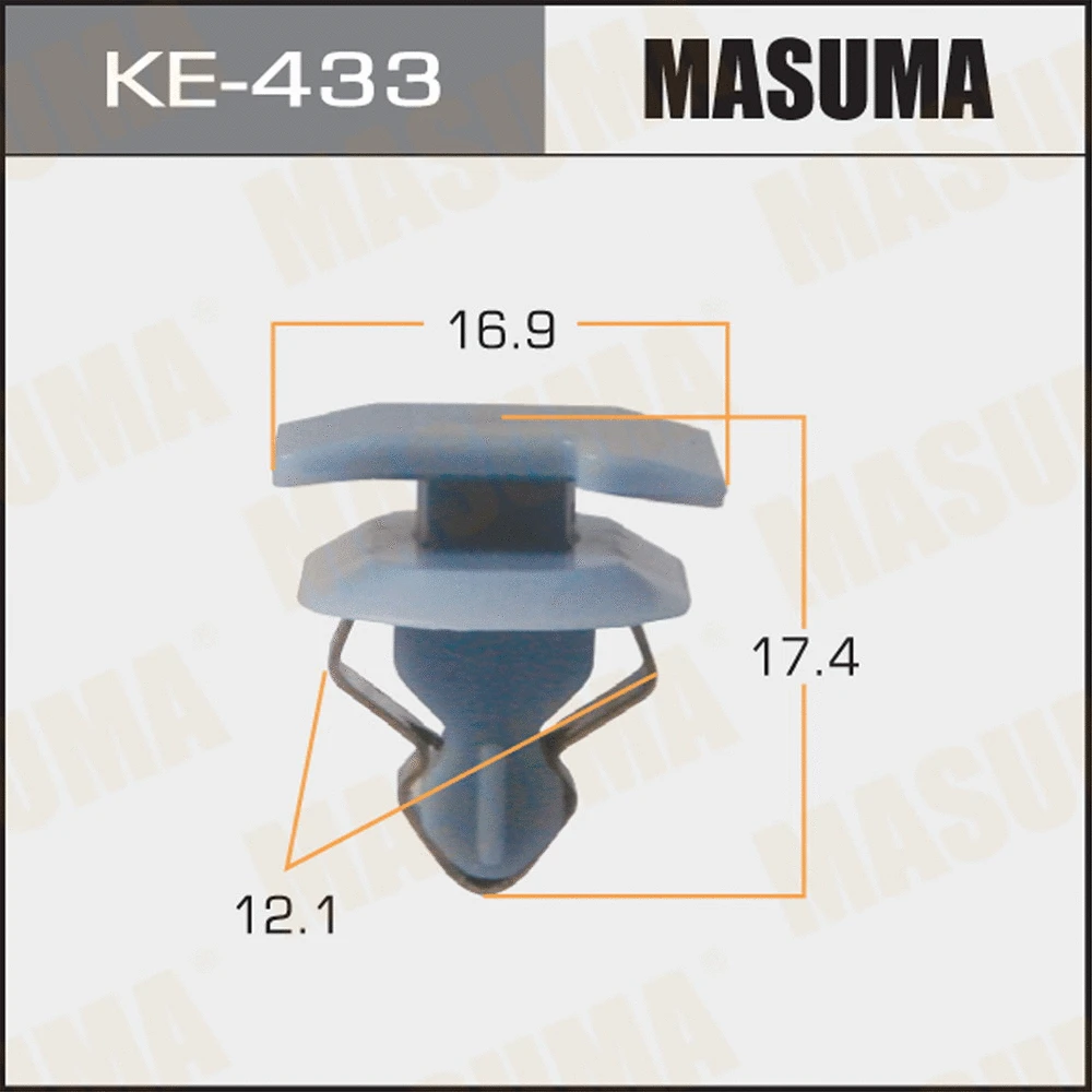 KE-433 MASUMA Зажим, молдинг / защитная накладка (фото 1)