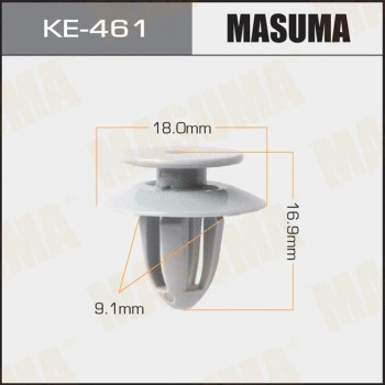 KE-461 MASUMA Зажим, молдинг / защитная накладка (фото 1)