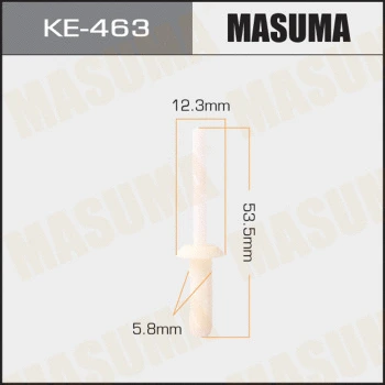 KE-463 MASUMA Зажим, молдинг / защитная накладка (фото 1)