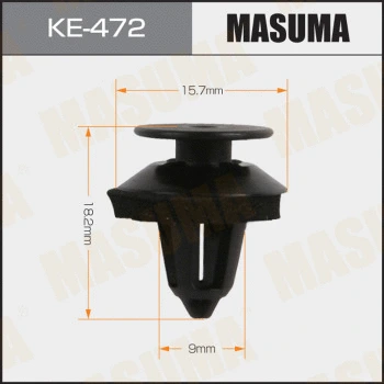 KE-472 MASUMA Зажим, молдинг / защитная накладка (фото 1)