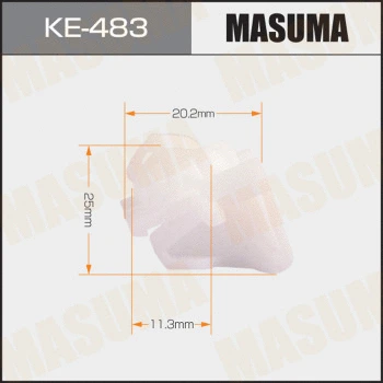 KE-483 MASUMA Зажим, молдинг / защитная накладка (фото 1)
