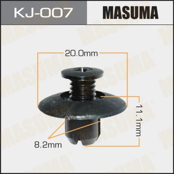 KJ-007 MASUMA Зажим, молдинг / защитная накладка (фото 1)