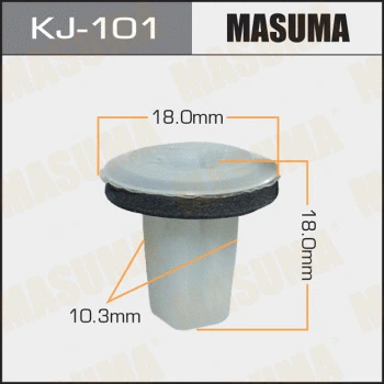 KJ101 MASUMA Зажим, молдинг / защитная накладка (фото 1)