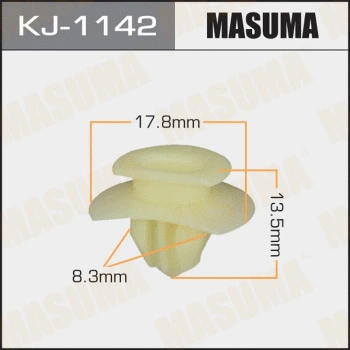 KJ-1142 MASUMA Зажим, молдинг / защитная накладка (фото 1)