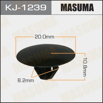 KJ-1239 MASUMA Зажим, молдинг / защитная накладка (фото 1)