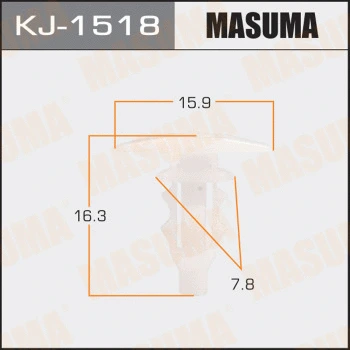 KJ-1518 MASUMA Зажим, молдинг / защитная накладка (фото 1)