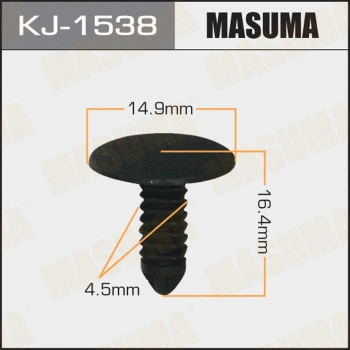 KJ-1538 MASUMA Зажим, молдинг / защитная накладка (фото 1)